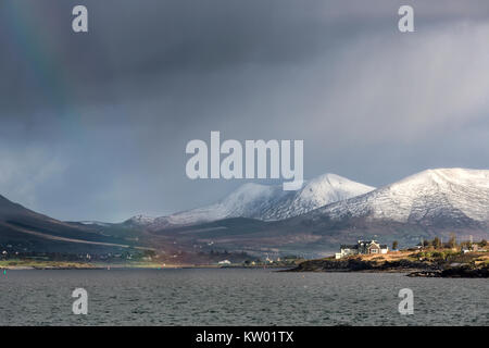 Irish Winter Szene, Valentia Island, County Kerry, Irland Stockfoto