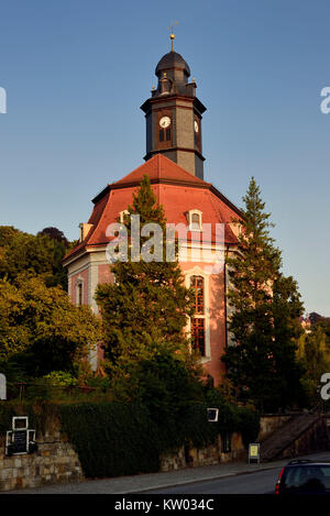 Dresden, Loschwitzer Kirche von George B?hr, Loschwitzer Kirche von George Bähr Stockfoto