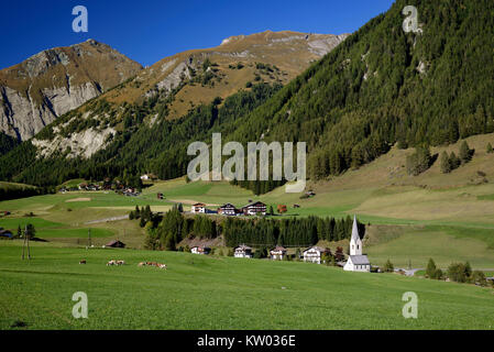 Nationalpark Hohe Tauern, Osttirol Kals im Gro?glockner Bezirk schloss, Kals am Großglockner Landkreis Burg Stockfoto