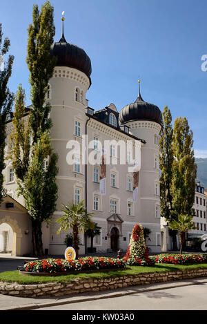 Llenz Osttirol, das Rathaus auf dem Hauptplatz, Rathaus auf dem Hauptplatz Stockfoto