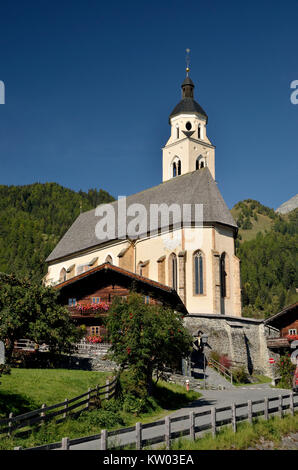 Nationalpark Hohe Tauern Osttirol, Virgental, Wallfahrtskirche Maria Schnee in den oberen Wänden, Wallfahrtskirche Maria Schnee in Obermauern Stockfoto