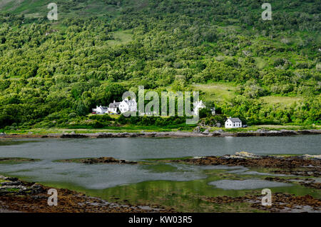 Schottland, Ferienhaus in Kinloch Lodge auf der Insel Skye, Schottland, Ferienhaus in Kinloch Lodge auf der Isle of Skye Stockfoto