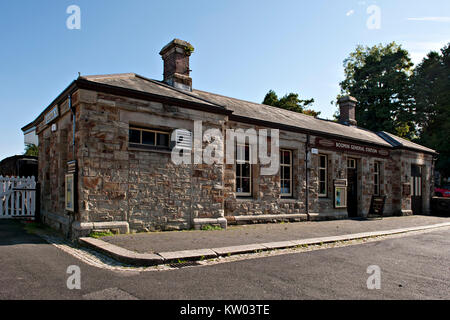 Bodmin Allgemeine Bahnhof. Endstation der Bodmin und Wenford Eisenbahn. Stockfoto