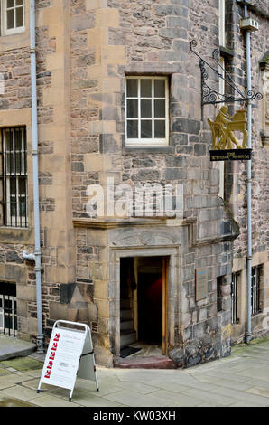 Schottland, Edinburgh, Altstadt, Museum des Autors in der Dame Treppen haus, Schottland, Altstadt, Schriftstellermuseum im Lady Treppen haus Stockfoto