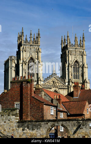 England, York, Altstadt, Dom, Altstadt, Kathedrale Stockfoto