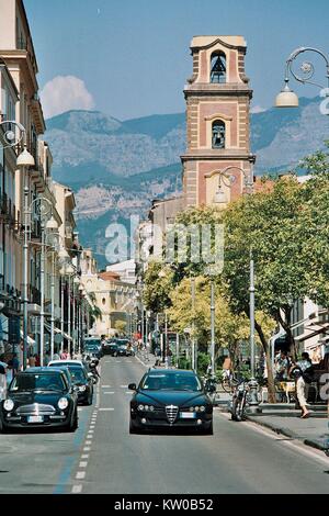 Corso Italia, Sorrento, Italien street scene. Stockfoto