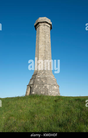 Die Hardy Denkmal errichtet wurde 1844 in Erinnerung an Vizeadmiral Sir Thomas Masterman Hardy, Flag Kapitän der HMS Victory in der Schlacht von Trafalgar. Stockfoto