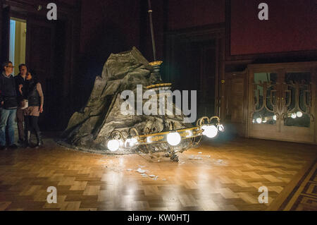 Galerie Rudolfinum, Kristof Kintera: Nervöse Bäume Ausstellung Stockfoto