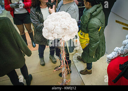 Galerie Rudolfinum, Kristof Kintera: Nervöse Bäume Ausstellung Stockfoto