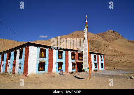 Komic Kloster im Dorf Komic, Himachal Pradesh Stockfoto