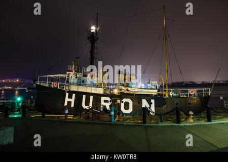 Die historische Huron Feuerschiff Museum in Michigan ist im National Register der Historischen Stätten und ist eine beliebte Touristenattraktion in Port Huron Michi Stockfoto