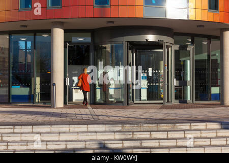 Eingang zum ashford College, Kent Stockfoto