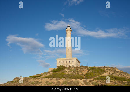 Cabo de Palos Leuchtturm, Murcia, Spanien Stockfoto