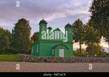 Moschee in Kruszyniany, Woiwodschaft Podlachien, Polen. Stockfoto