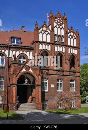 Rathaus. Inowroclaw, Woiwodschaft Kujawien-Pommern in Polen. Stockfoto