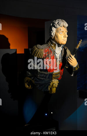 Das Schiff ist Aushängeschild der Vice Admiral Horatio Nelson in der Australian National Maritime Museum, Darling Harbour, Sydney, New South Wales, Australien Stockfoto