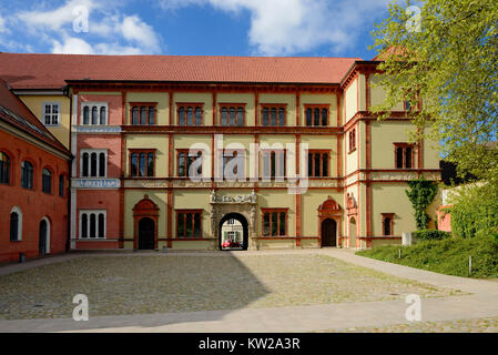 Wismar, Renaissance bau Prinz jetzt Amtsgericht, Renaissancebau Fürstenhof jetzt Amtsgericht Stockfoto