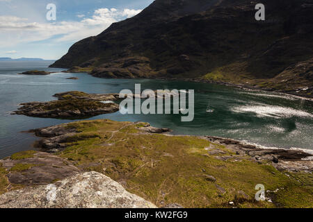 Loch na Cuilce - Cuilin Hills Stockfoto