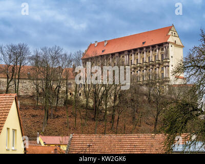 Renaissance Schloss Plumlov in Mähren, Tschechien Stockfoto