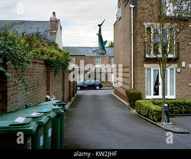 Headington Shark Oxfordshire High Street in Headington, Oxford, UK. Stockfoto