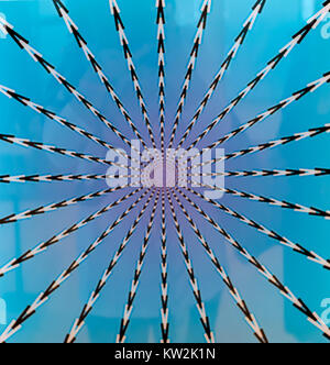 Horizontale abstrakte strahlen Bild Hintergrund Bild Stockfoto
