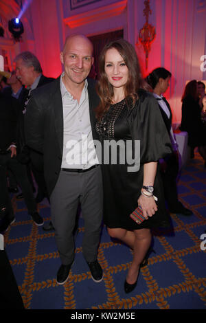 Movie Meets Media Party 2017 im Hotel Atlantic in Hamburg mit: Stefan Schnoor und Ina Menzer Wo: Hamburg, Deutschland Wann: 27 Aug 2017 Quelle: Becher/WENN.com Stockfoto