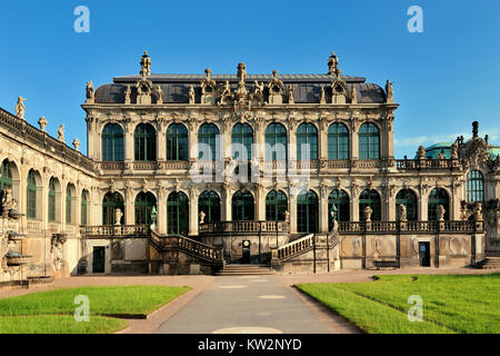 Mathematisch physikalischer Salon, Dresden Zwinger, Wiskunde weltbedeutendsten Salon, Dresden Zwinger Stockfoto