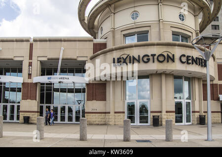 Lexington, Kentucky, USA - 27. Mai 2015 : Äußeres der Lexington Convention Center in Downtown Lexington Kentucky Stockfoto