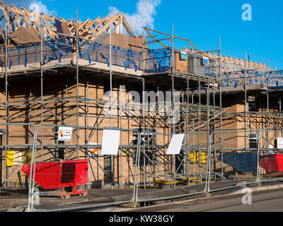 Bau neuer Wohnhäuser, Grantham, Lincolnshire Stockfoto