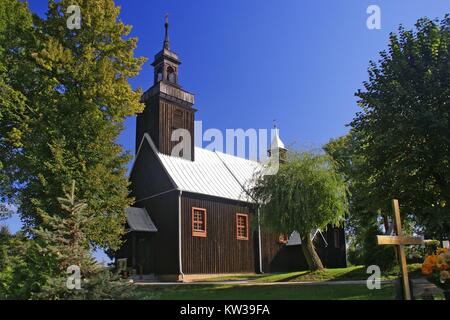 Kirche von St. Nikolaus in Debica, Woiwodschaft Podkarpackie, Polen. Stockfoto