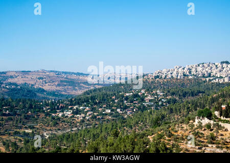 Nachbarschaften von Jerusalem (Israel) Stockfoto