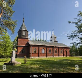 Kirche von St. Anne von 1912 - ein ehemaliger Mole, Giby, Woiwodschaft Podlachien, Polen. Stockfoto