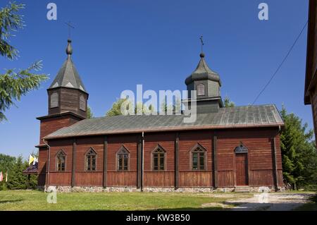 Kirche von St. Anne von 1912 - ein ehemaliger Mole, Giby, Woiwodschaft Podlachien, Polen. Stockfoto