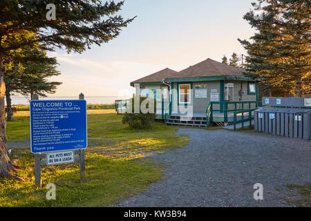 Cape Chignecto Visitor Centre, Cape Chignecto Provincial Park, Nova Scotia, Kanada Stockfoto