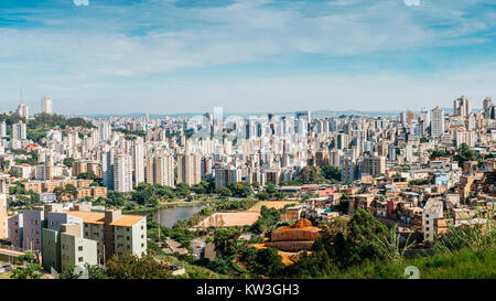 Belo Horizonte Sinne schöne Horizont ist die 6. größte Stadt Brasiliens und Hauptstadt des südöstlichen Bundesstaat Minas Gerais, Brasilien Stockfoto