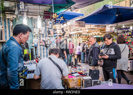 Hong Kong Apliu street Flohmarkt Stockfoto