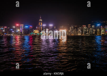 Hong Kong Skyline Landschaftsfotos Stockfoto