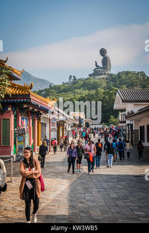 Hong Kong ngoing Ping Village Stockfoto