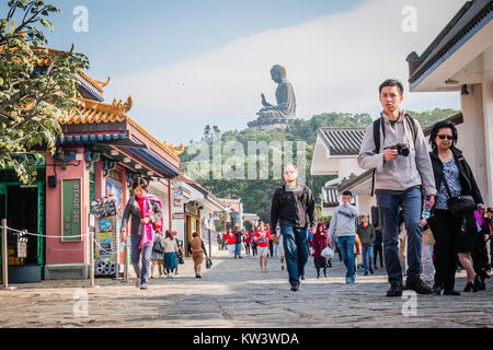 Hong Kong ngoing Ping Village Stockfoto