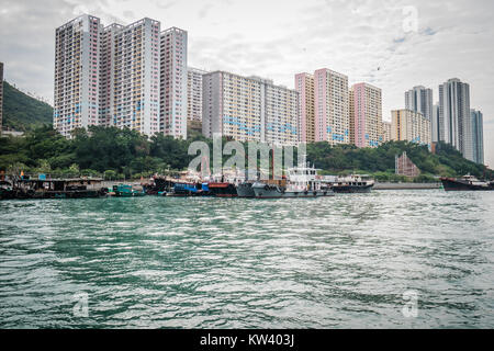 Hong Kong Hafen Aberdeen Stockfoto