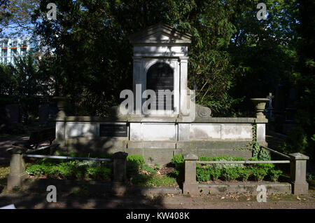 Bockenheim, Neuer Friedhof Grab 8a Rh6 10 14 Ludwig Stockfoto
