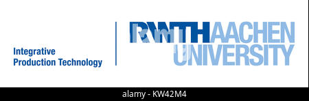 Ein Bild des Fachbereichs Produktionstechnik der RWTH Aachen, das die fortschrittliche Forschung und Entwicklung im Bereich Industrietechnik und Ingenieurwesen an dieser führenden deutschen Einrichtung zeigt. Stockfoto