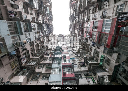 Hong Kong Apartment Gebäuden Stockfoto