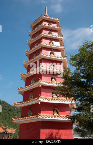 Zehn Tausend Buddhas Monastery in Sha Tin hong kong Stockfoto