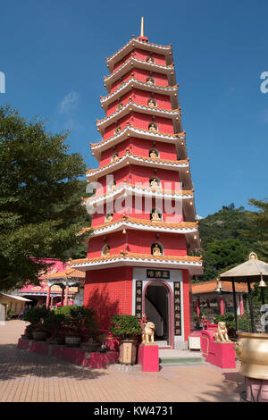 Zehn Tausend Buddhas Monastery in Sha Tin hong kong Stockfoto