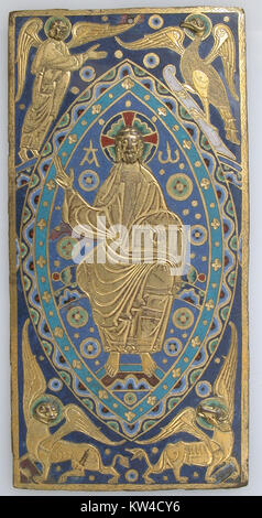 Buch Cover Plakette mit dem thronenden Christus MET SF 17 190 783 s1 Stockfoto