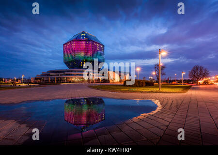 Minsker Nationalbibliothek Stockfoto