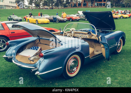 Eine Corvette Car Show, South Australia, Australien. Stockfoto