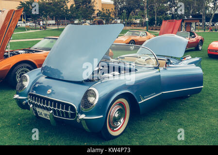 Eine Corvette Car Show, South Australia, Australien. Stockfoto