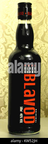 BlaVod Black Vodka 01. Stockfoto